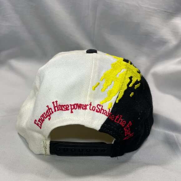 VINTAGE Race Rock Orlando Snapback | Logo Athletic | Black/Yellow/White - Picture 3 of 6